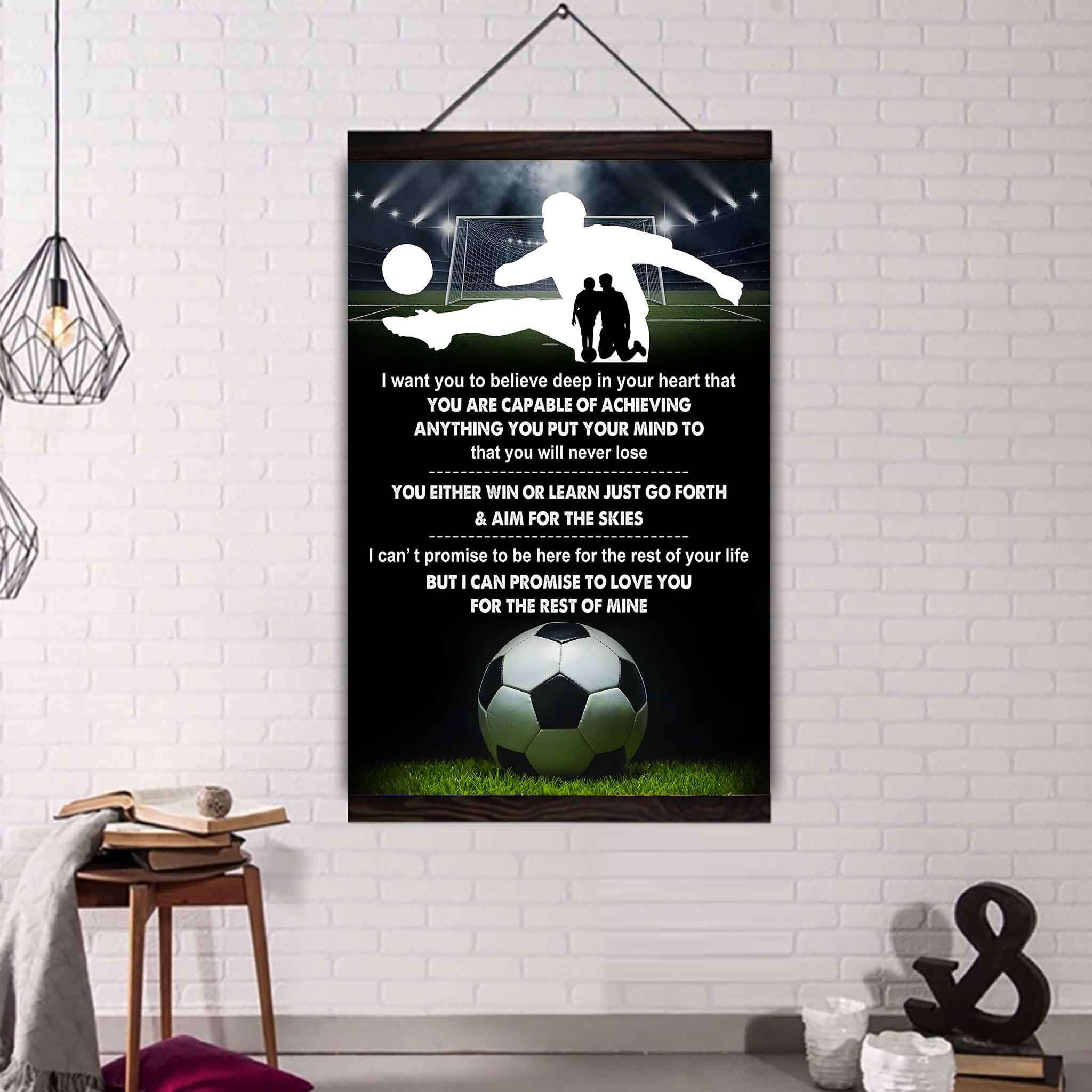 Poster Canvas To My Son You Will Never Lose You Either Win Or Learn - I Love You Gift From Dad