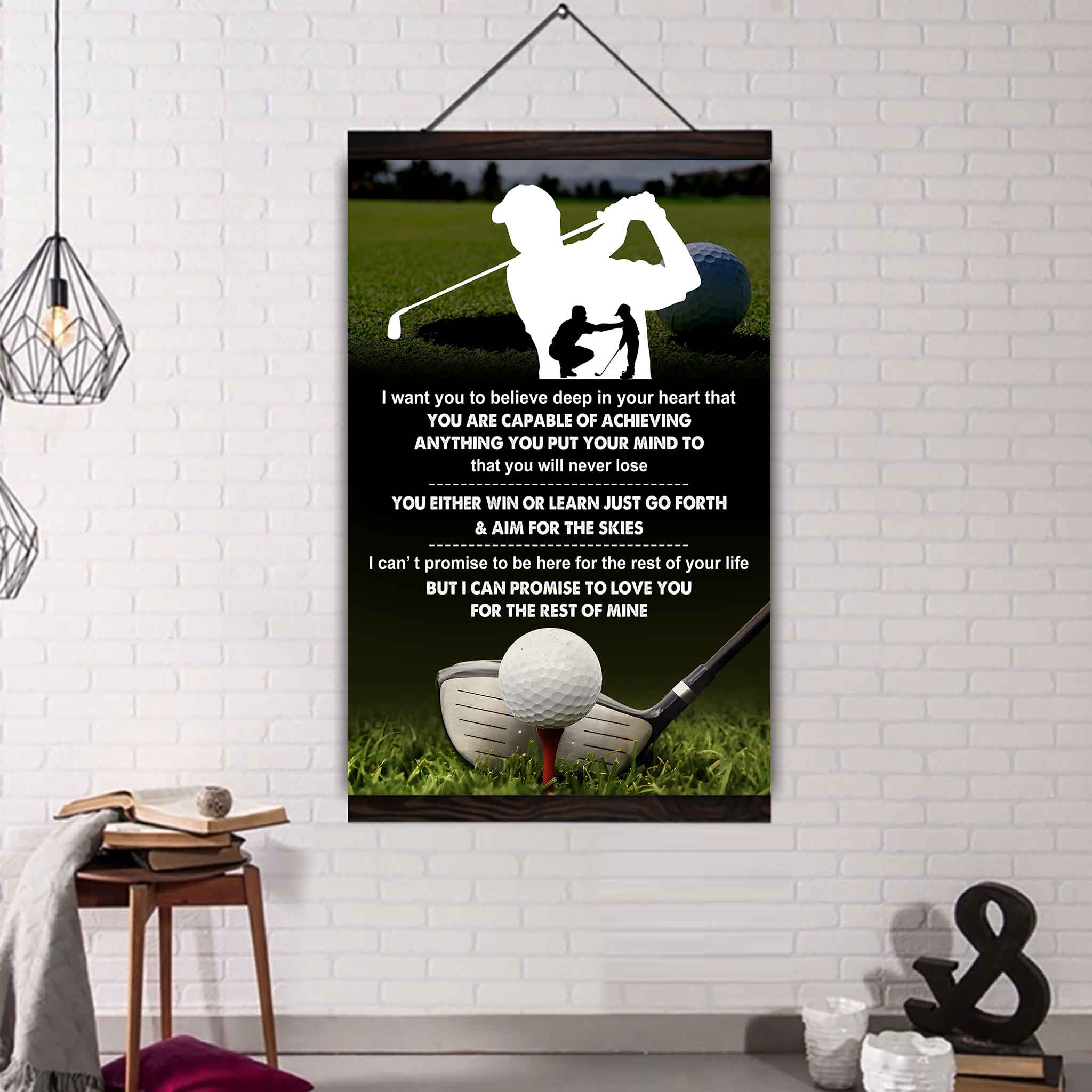 Poster Canvas To My Son You Will Never Lose You Either Win Or Learn - I Love You Gift From Dad