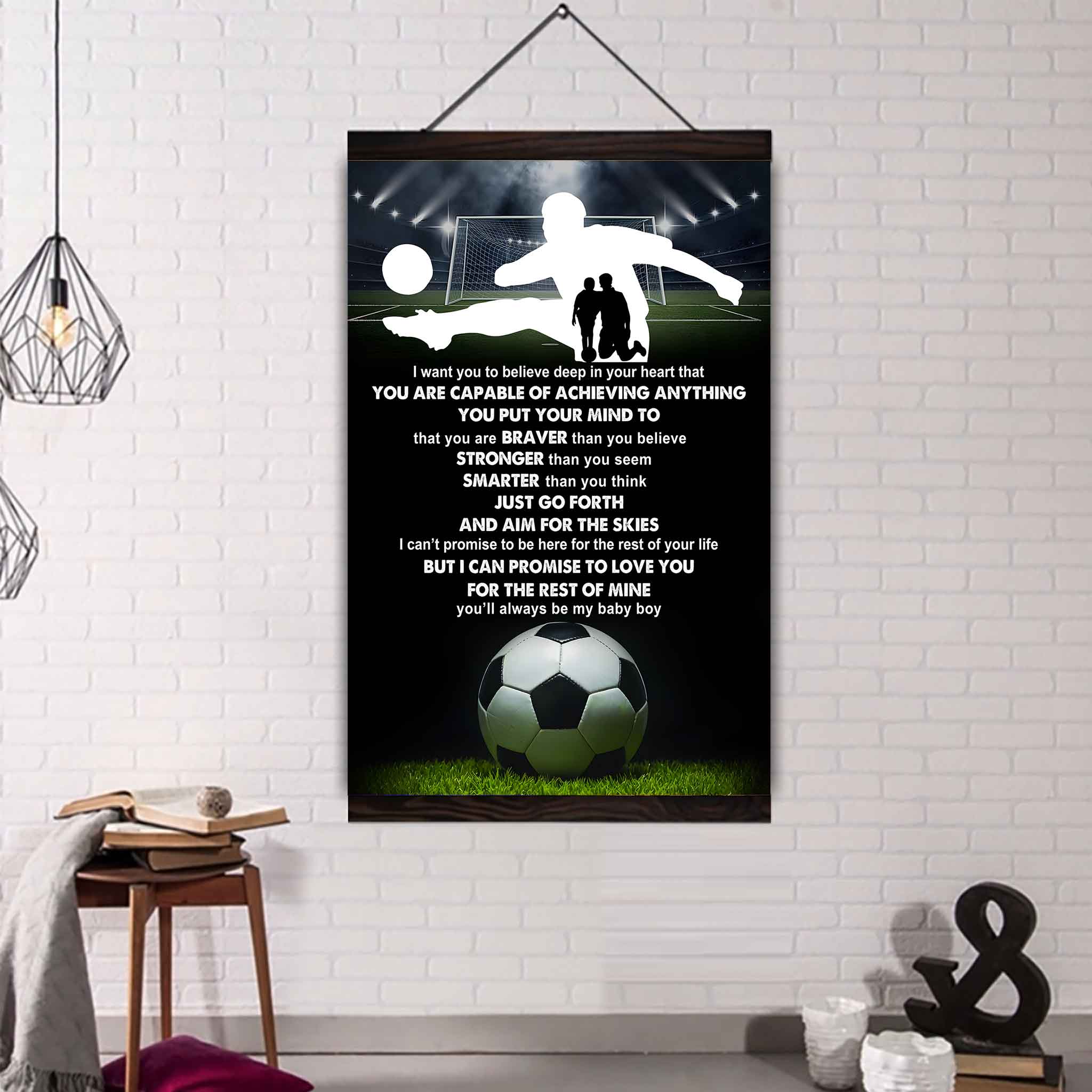 Poster Canvas To My Son You Put Your Mind To That You Are Braver Gift From Dad