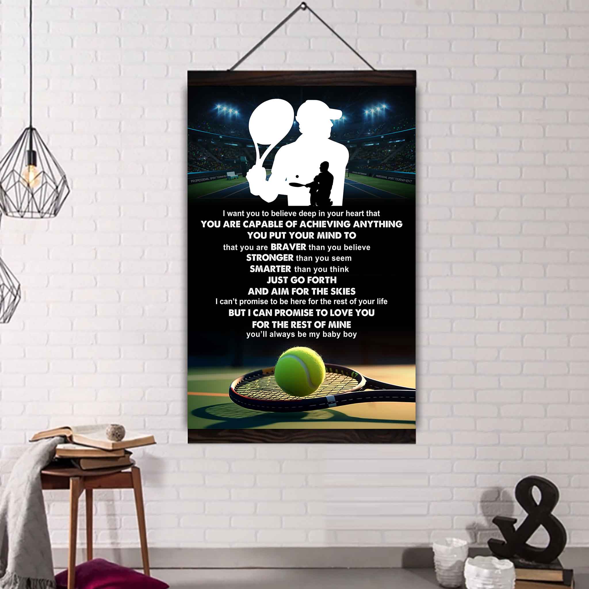Poster Canvas To My Son You Put Your Mind To That You Are Braver Gift From Dad