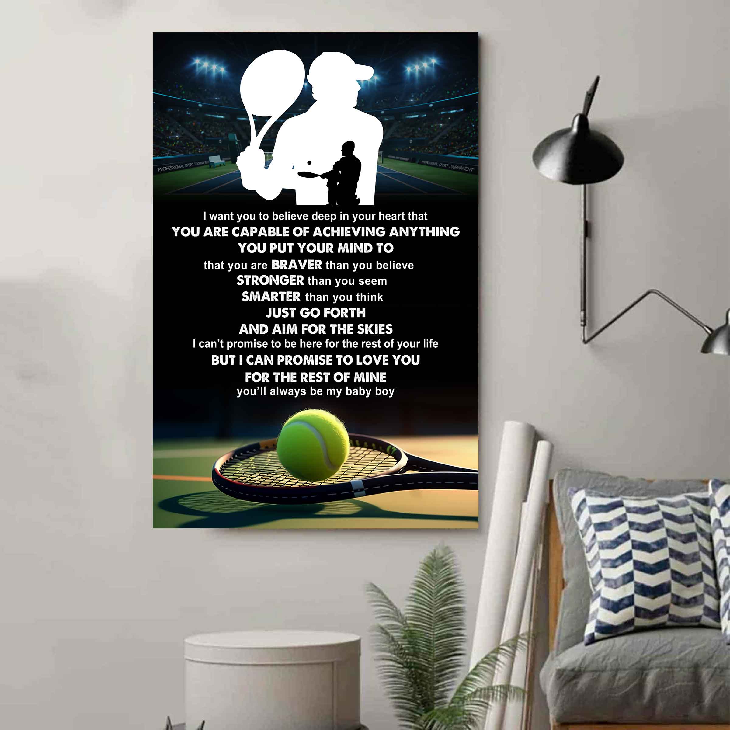 Poster Canvas To My Son You Put Your Mind To That You Are Braver Gift From Dad