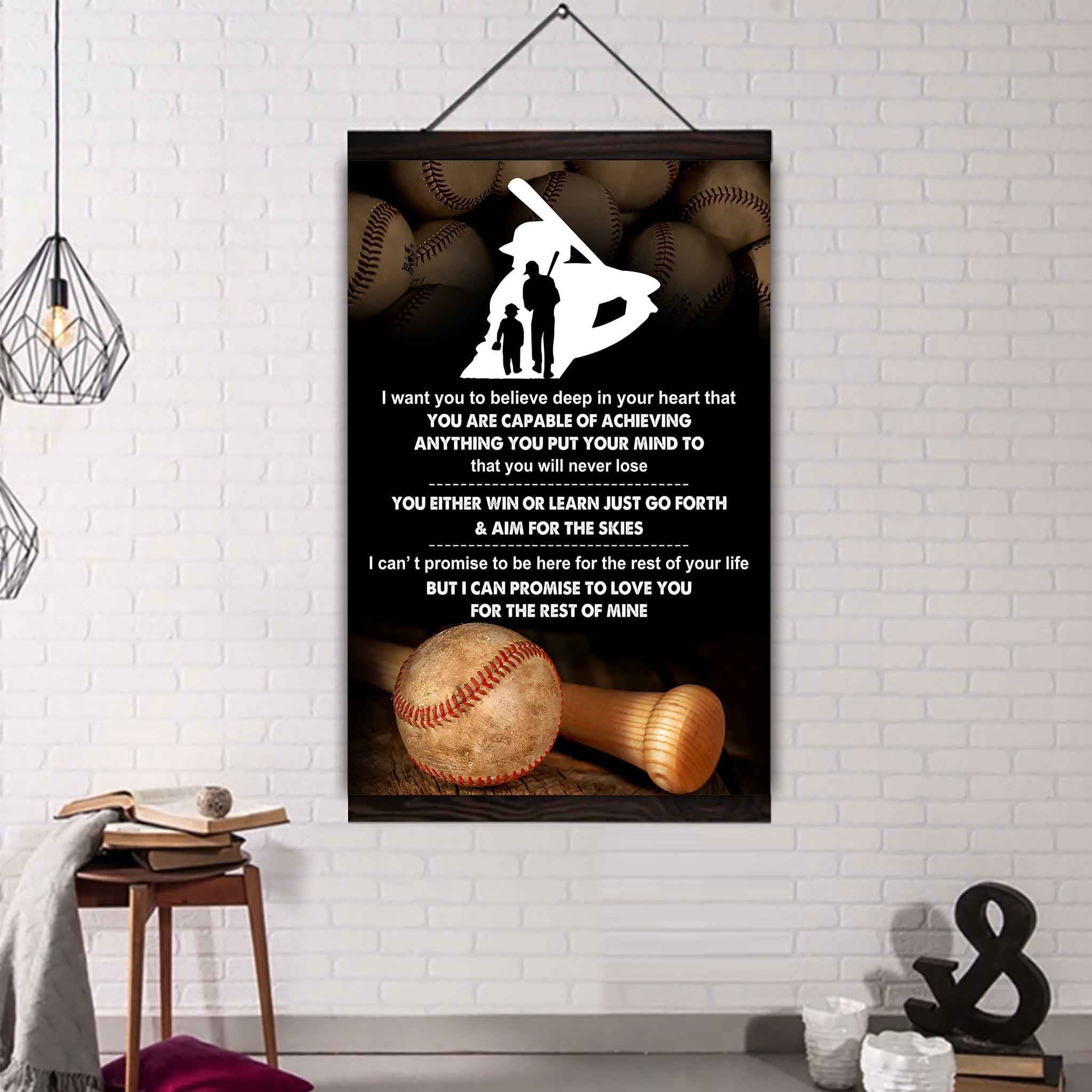 Poster Canvas To My Son You Will Never Lose You Either Win Or Learn - I Love You Gift From Dad
