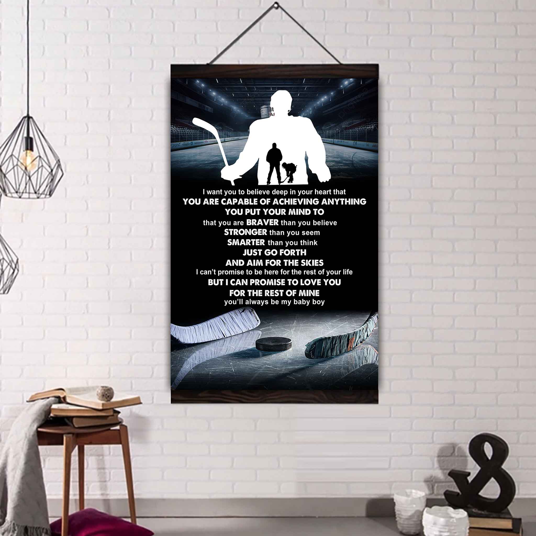 Poster Canvas To My Son You Put Your Mind To That You Are Braver Gift From Dad
