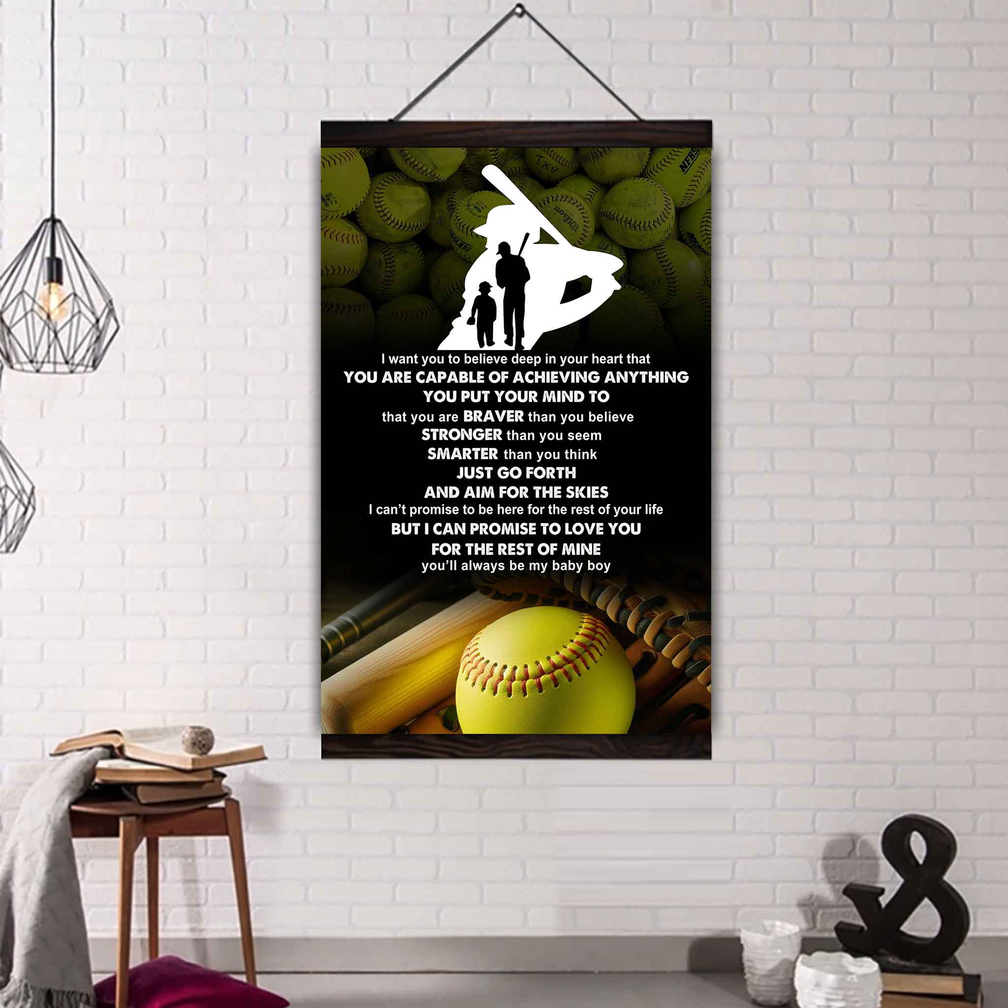 Poster Canvas To My Son You Put Your Mind To That You Are Braver Gift From Dad