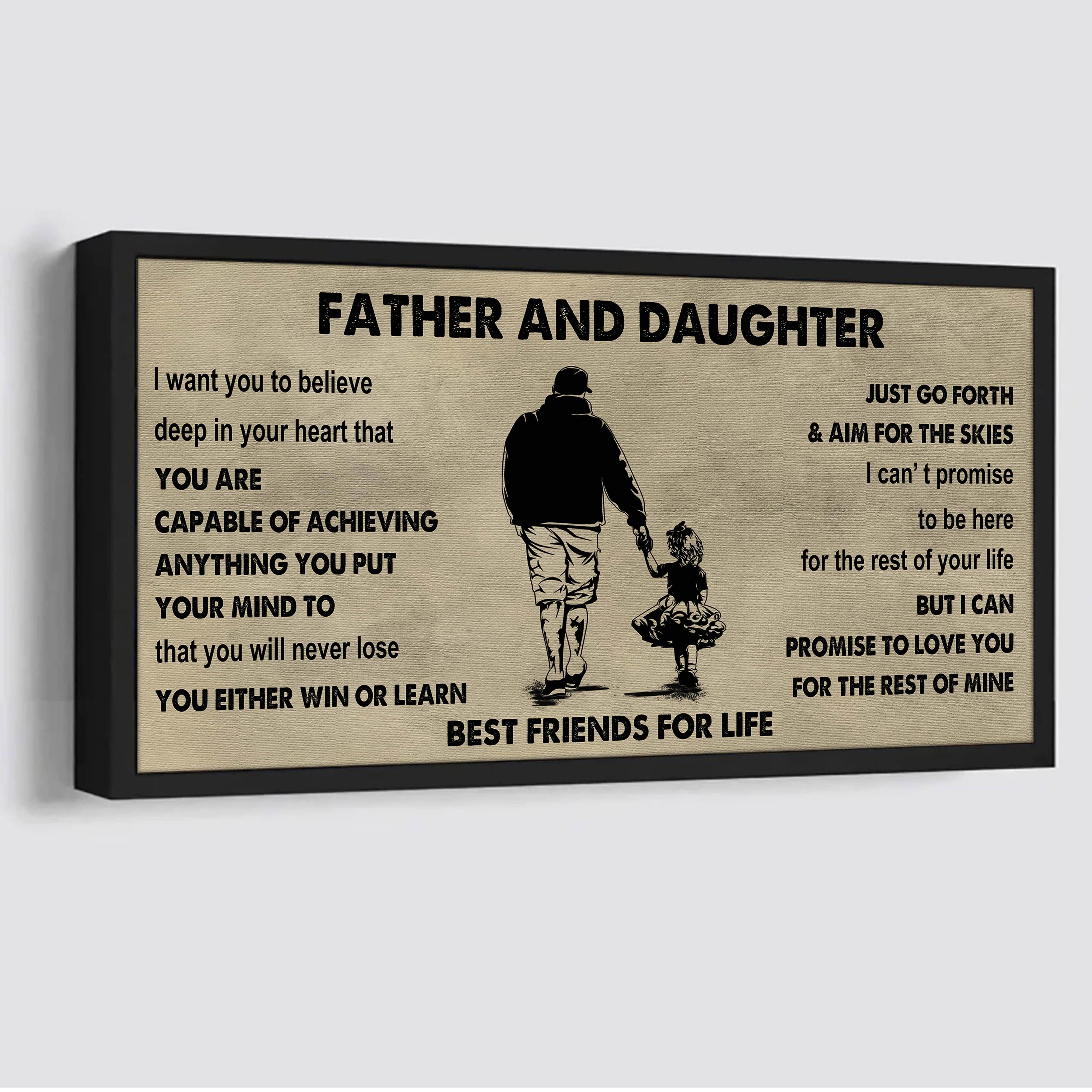 Vikings Father And Son Best Friends For Life - Ver 2 Never Forget Your Way Back Home Poster Canvas Gift For Son From Father