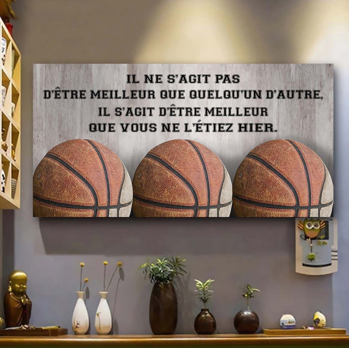 Football Il ne s'agit pas d'être meilleur que quelqu'un d'autre, il s'agit d'être meilleur que vous ne l'étiez hier