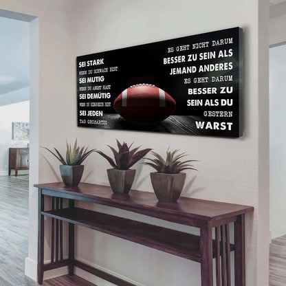 Ger Basketball Es geht nicht darum, besser zu sein als jemand anderes, es geht darum, besser zu sein als gestern.