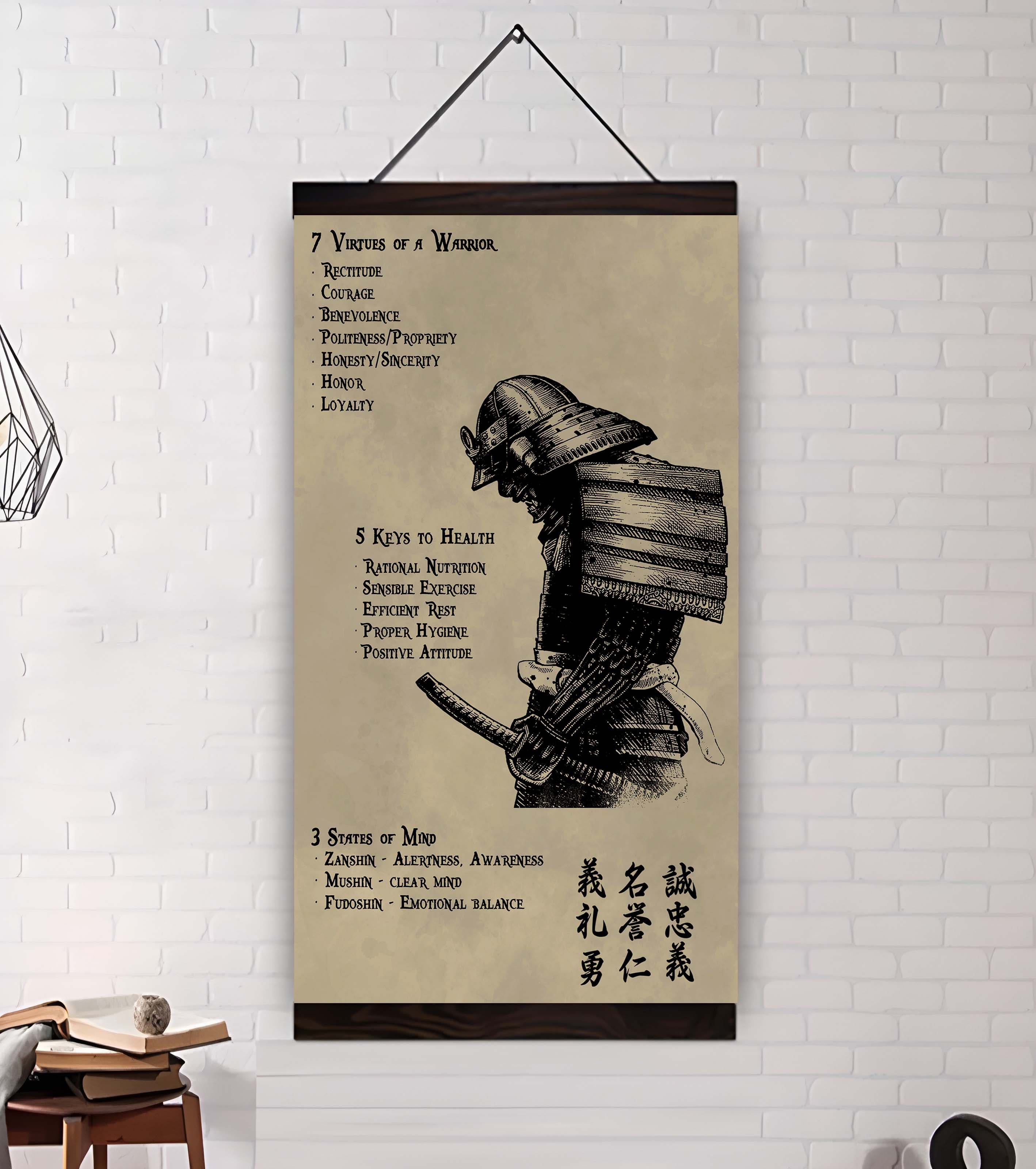 Samurai 7 5 3 Code  New Vertical Poster Canvas Wall Art