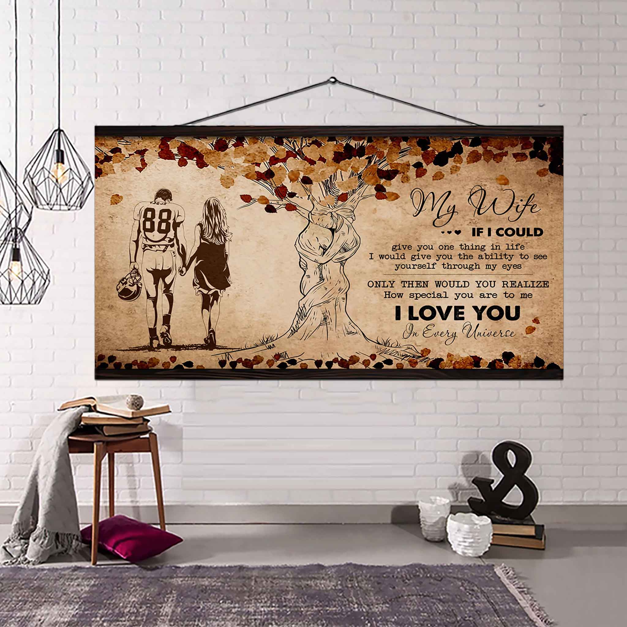 Samurai Poster Canvas To My Wife If I Could Give You One Thing In Life - How Special You Are To Me Gift For Your Wife