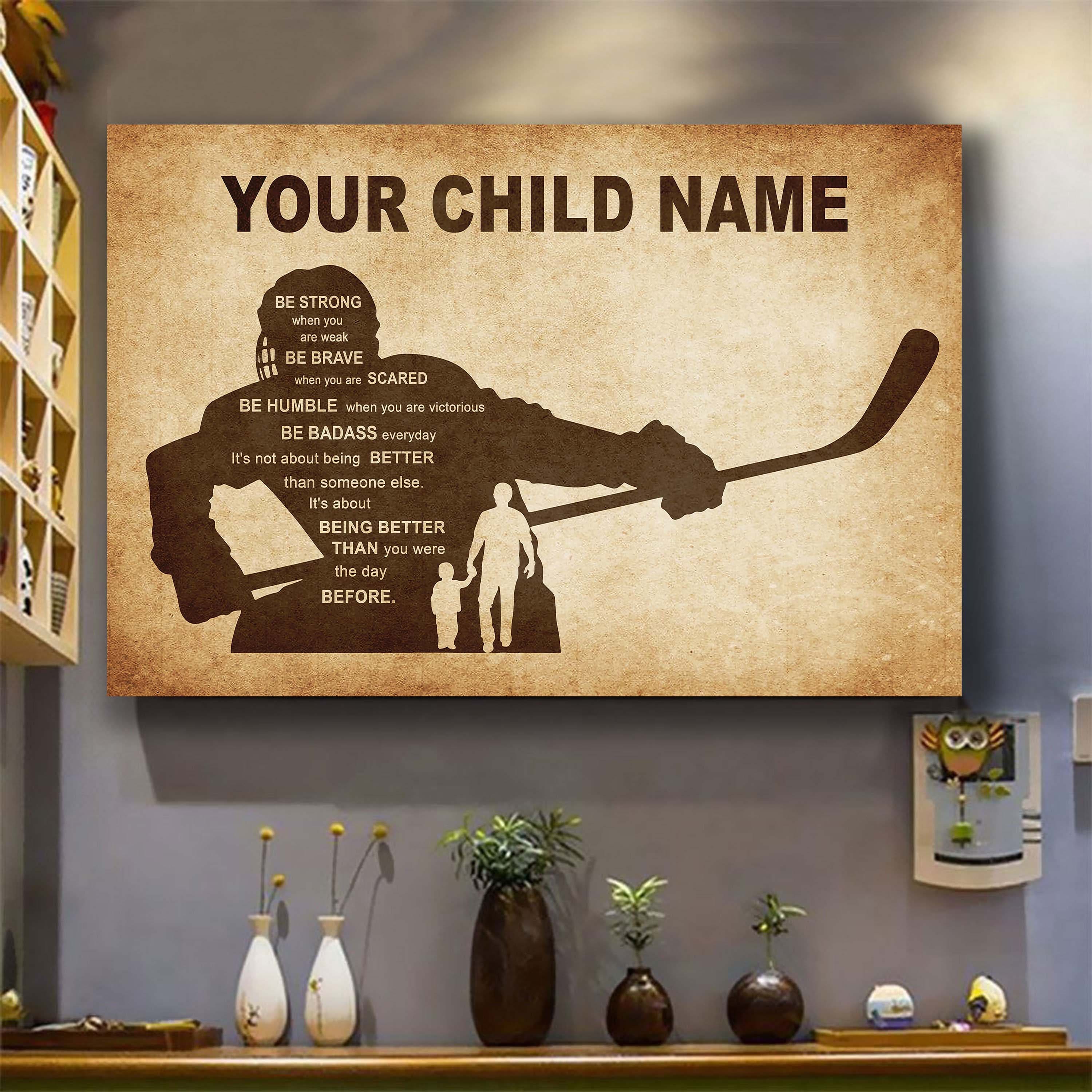 Basketball Personalized Your Child Name From Dad To Son