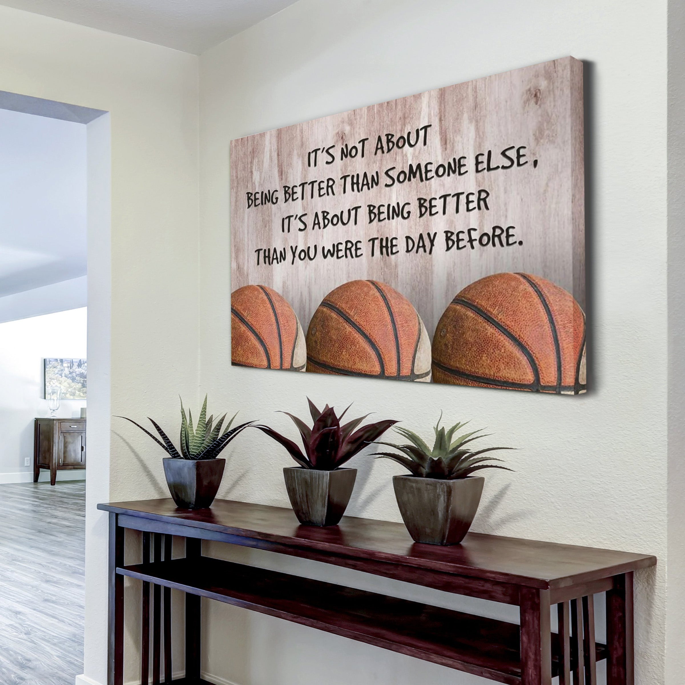 Basketball customizable poster canvas