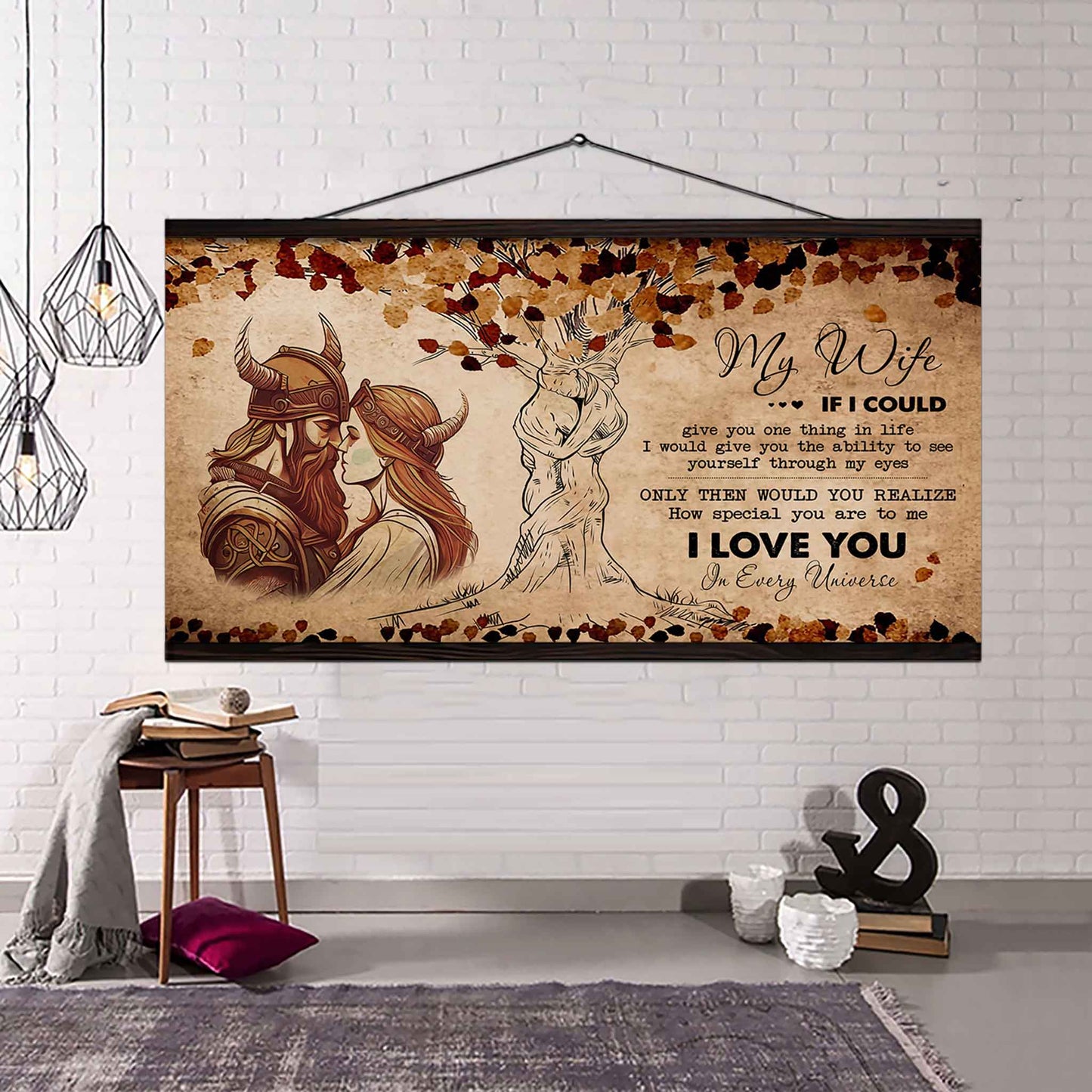 American Football Poster Canvas To My Wife If I Could Give You One Thing In Life - How Special You Are To Me Gift For Your Wife