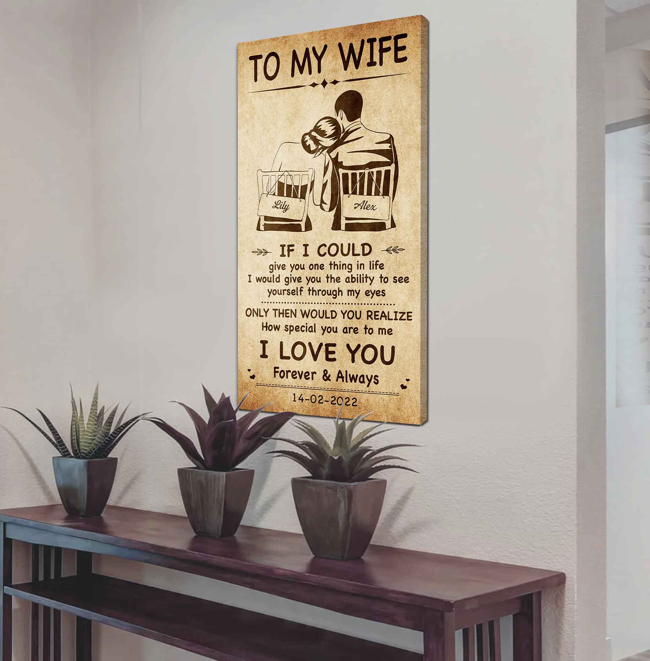 Samurai Poster Canvas To My Wife If I Could Give You One Thing In Life - How Special You Are To Me Gift For Your Wife