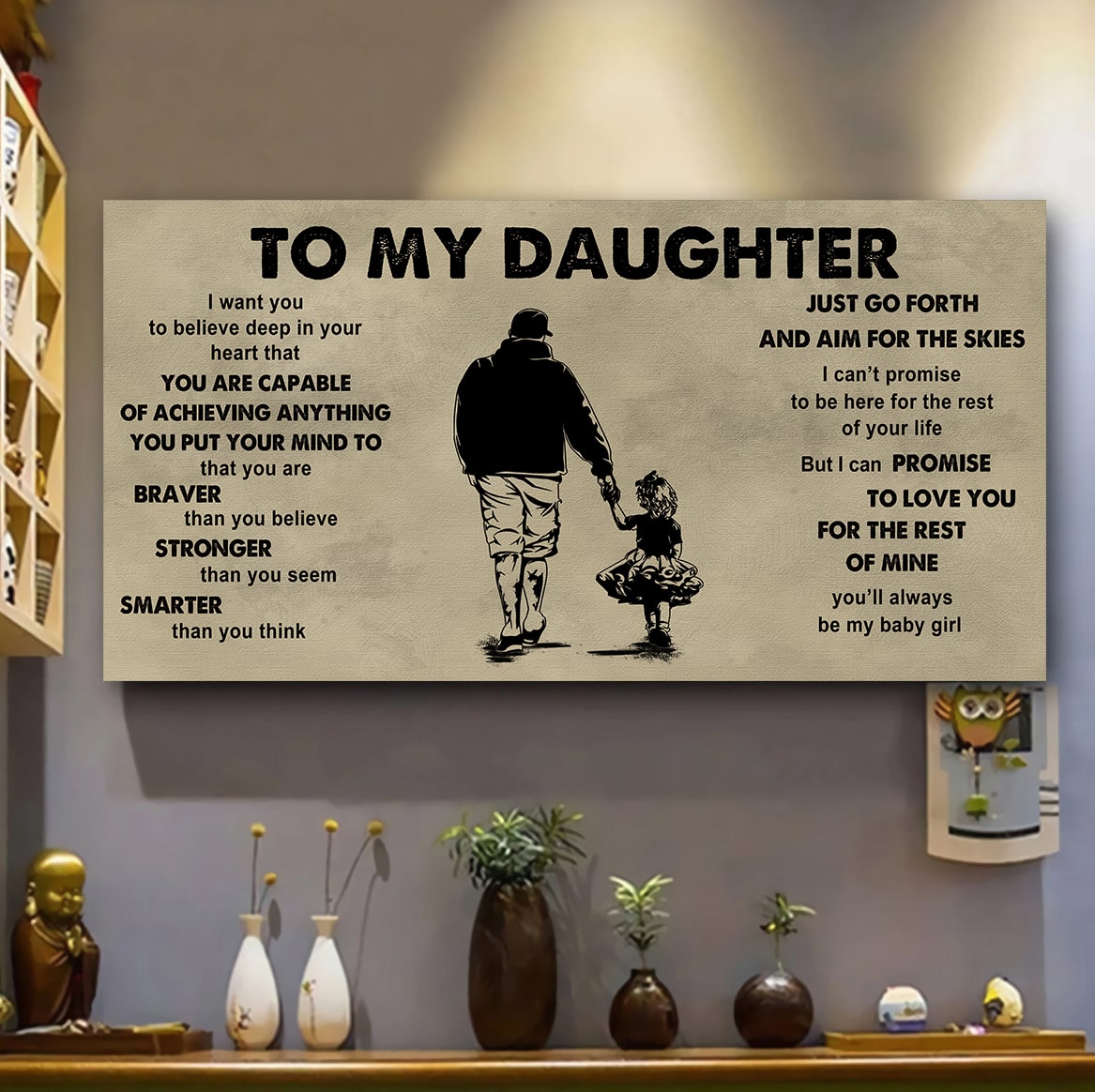 Sport - Family To My Son - That You Are Braver Than You Believe Poster Canvas Gift For Son From Father