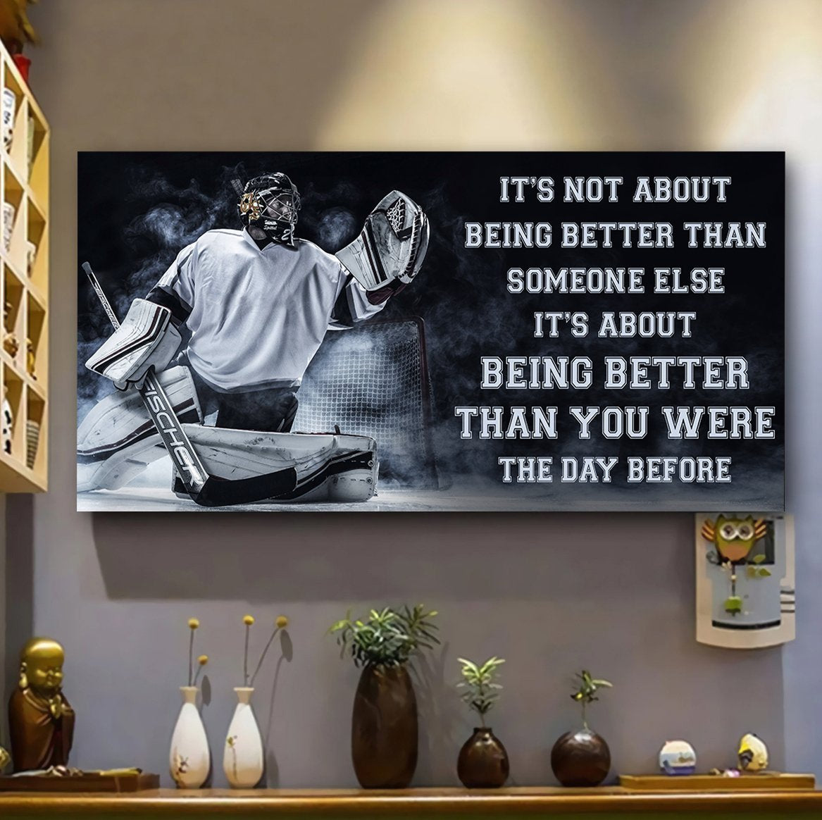 Hockey The Only Person You Should Try To Be Better